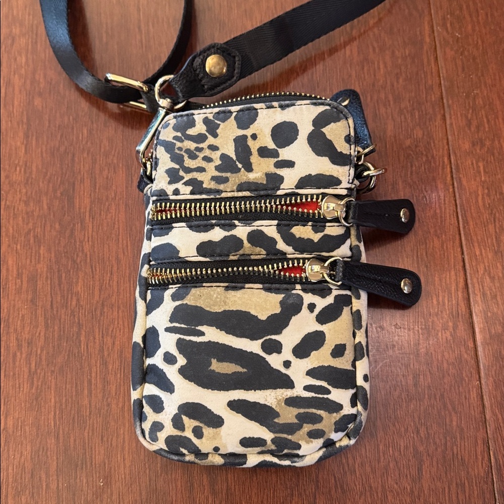 Chico’s Leopard Print Adjustable Strap Crossbody … - image 6